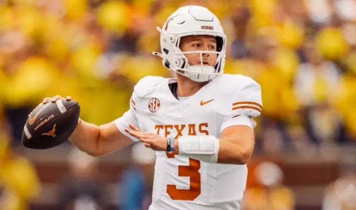 Texas quarterback Quinn Ewers