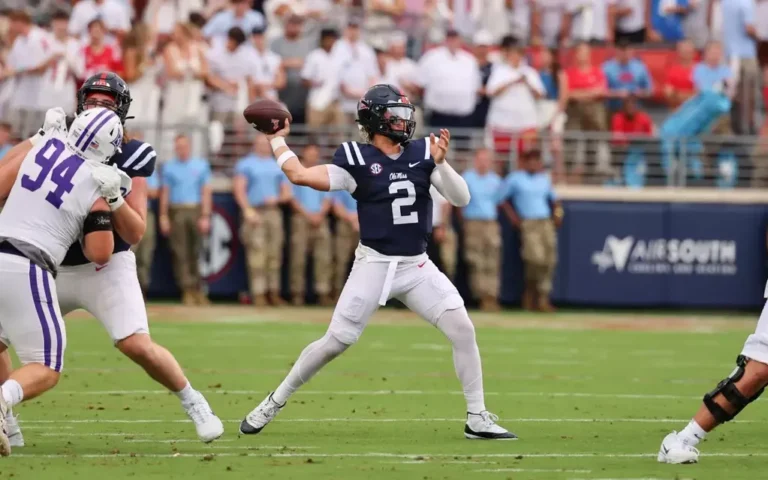 Ole Miss quarterback Jaxson Dart