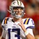 LSU quarterback Garrett Nussmeier against Arkansas