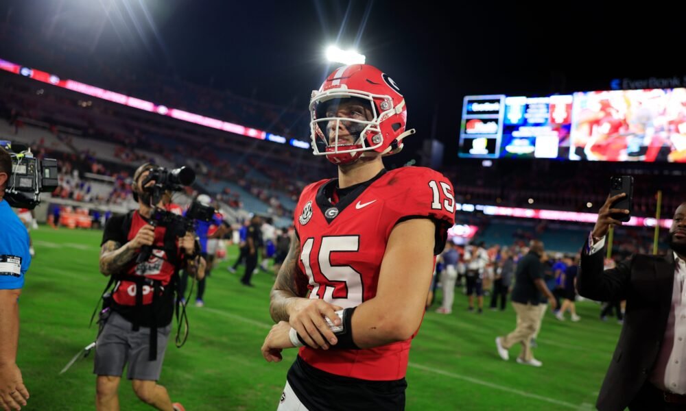 Former Georgia quarterback Carson Beck