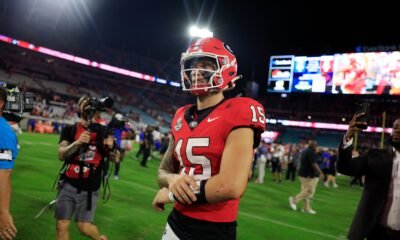 Former Georgia quarterback Carson Beck