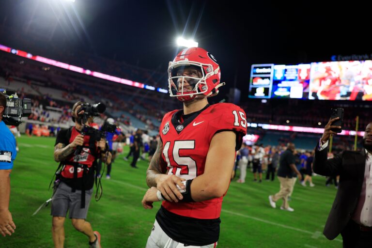 Former Georgia quarterback Carson Beck
