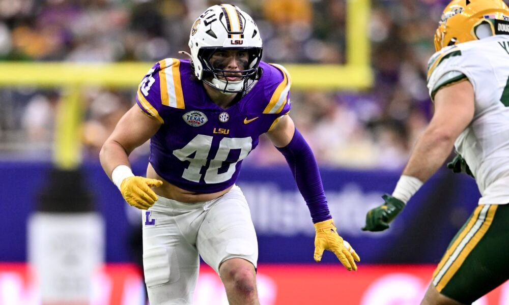 LSU Tigers LB Whit Weeks