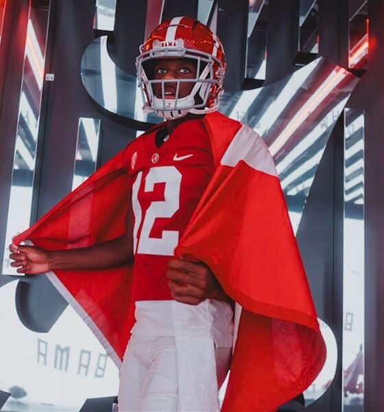 Alabama quarterback Keelon Russell