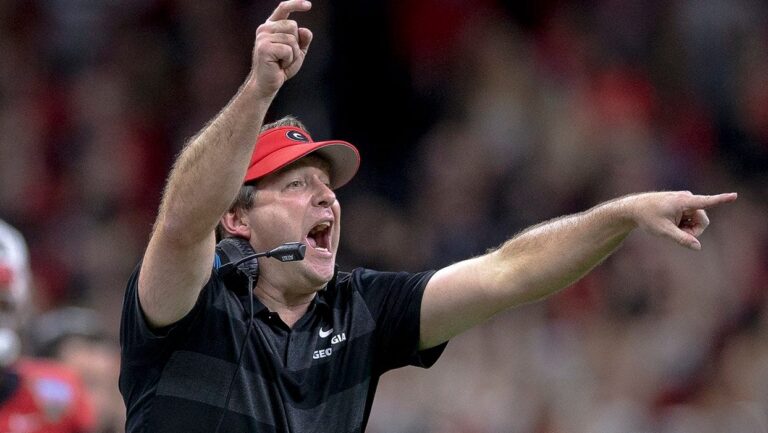 Georgia Bulldogs coach Kirby Smart