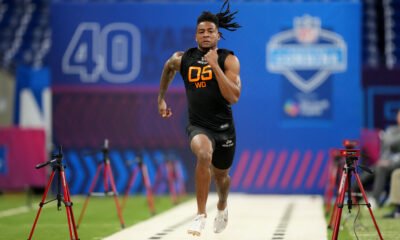 Texas Longhorns wide receiver Isaiah Bond runs 40-yard dash
