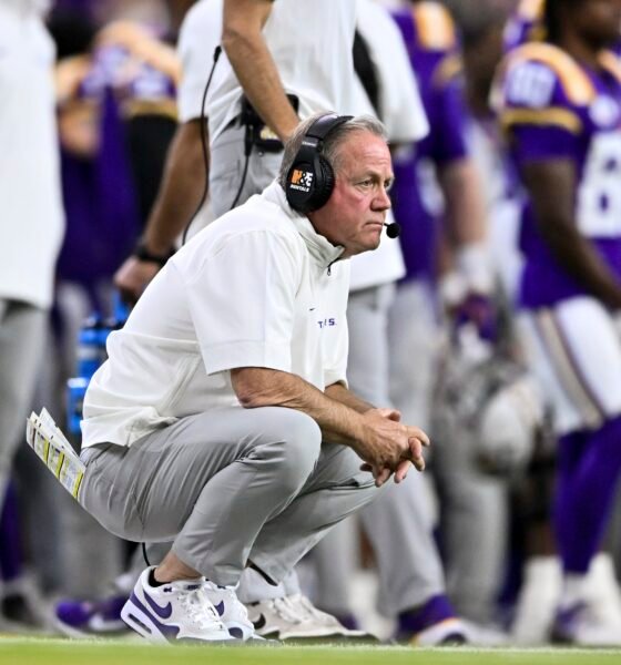 LSU Tigers coach Brian Kelly