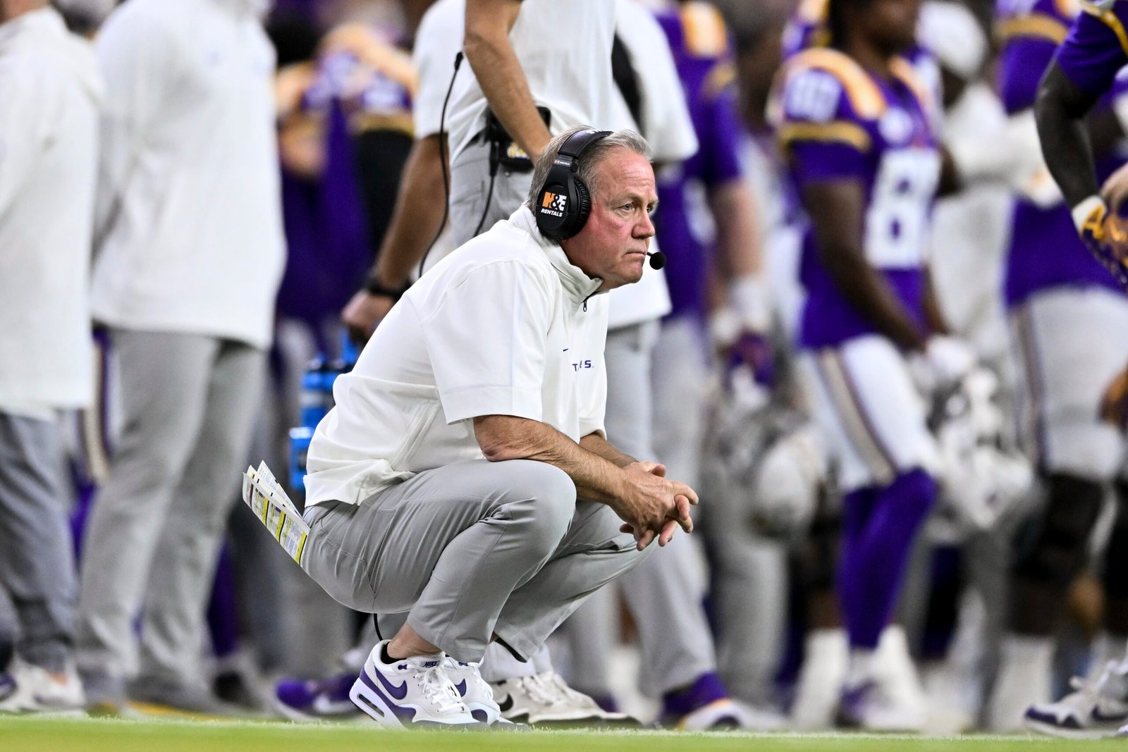 LSU Tigers coach Brian Kelly