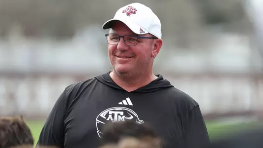 Texas A&M Aggies coach Mike Elko